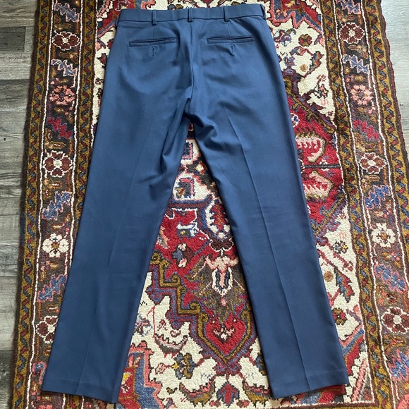 Van Heusen Slim-Fit Men’s Blue Dress Pants 32x32 - Picture 2 of 10
